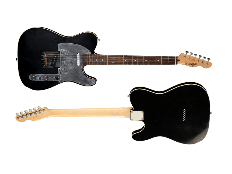 Texonian Butterscotch T66 Hand - Engraved Pickguard - Maybach Guitars